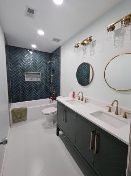 High-quality image of Bathroom-Remodeling-2025-09-04 project in 10101 Fondren Rd, Houston, TX 77096 by HTR Remodeling.